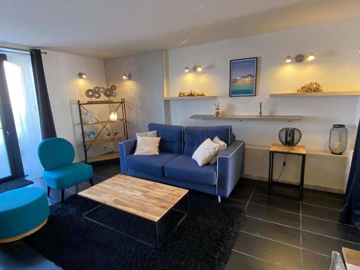 Appartement en entrée de ville avec balneo Pont-lʼAbbé Extérieur photo